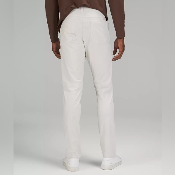 Lululemon ABC Slim-Fit 5 Pocket Warpstreme Pant, Size 28x 34”L, Bone, NWT - Picture 2 of 15